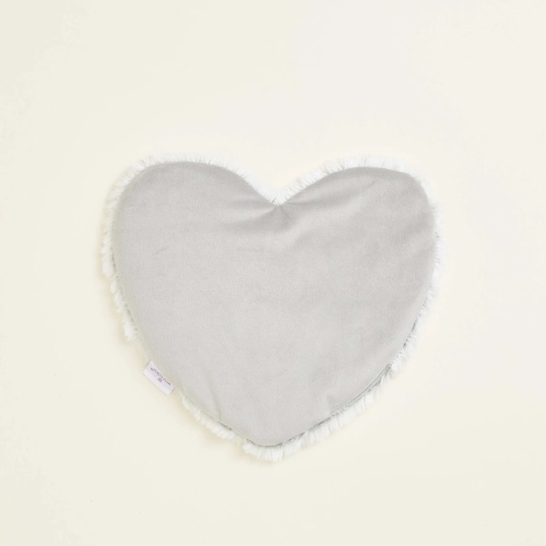 Warmies Microwavable Marshmallow Grey Love Heart Heat Pad Lavender Scented